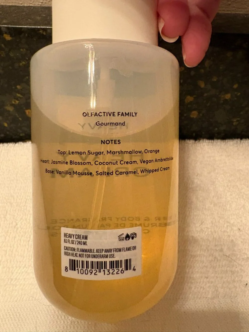 Phlur Heavy Cream Hair & Body Fragrance Mist